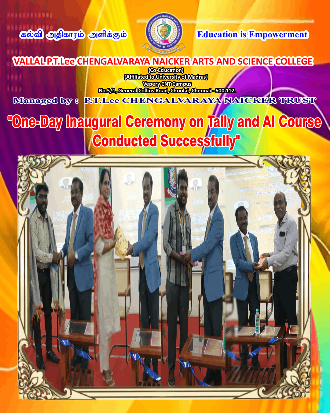 Inaugural Ceremony on "Tally and Al Course"